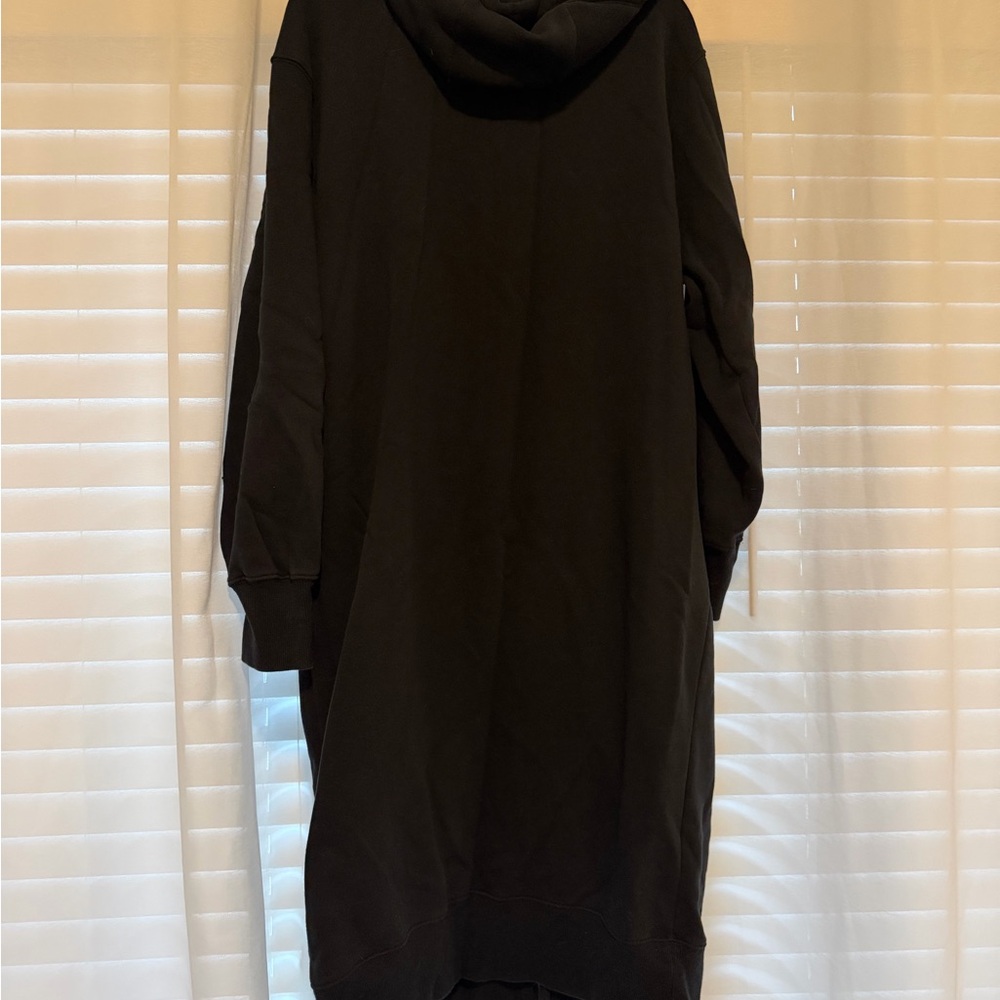 Nike Black Full‑Zip Long Hoodie Coat - Picture 2 of 2